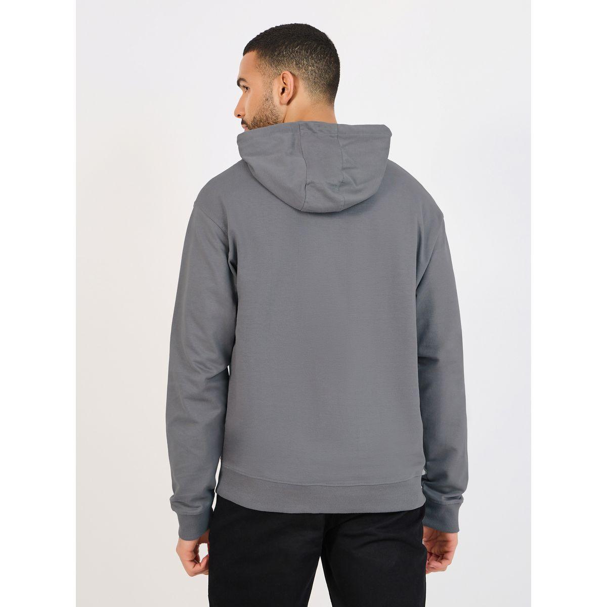 Buy Men s Styli Rose Embroidery Detail Relaxed Fit Hoodie Online Centrepoint KSA