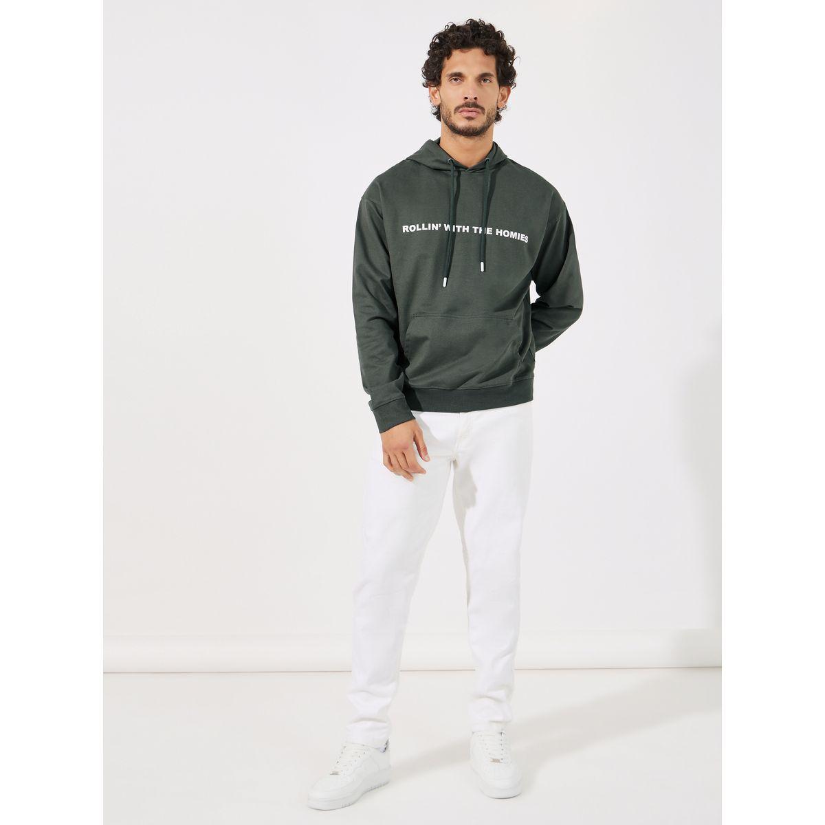 Styli Slogan Text Print Relaxed Fit Hoodie-men-winterwear-hoodiesandsweatshirts-image-2