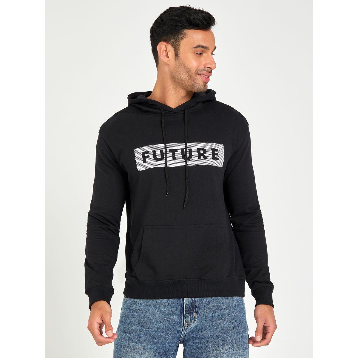 Styli Slogan HD Text Print Relaxed Fit Hoodie-men-winterwear-hoodiesandsweatshirts-image-1