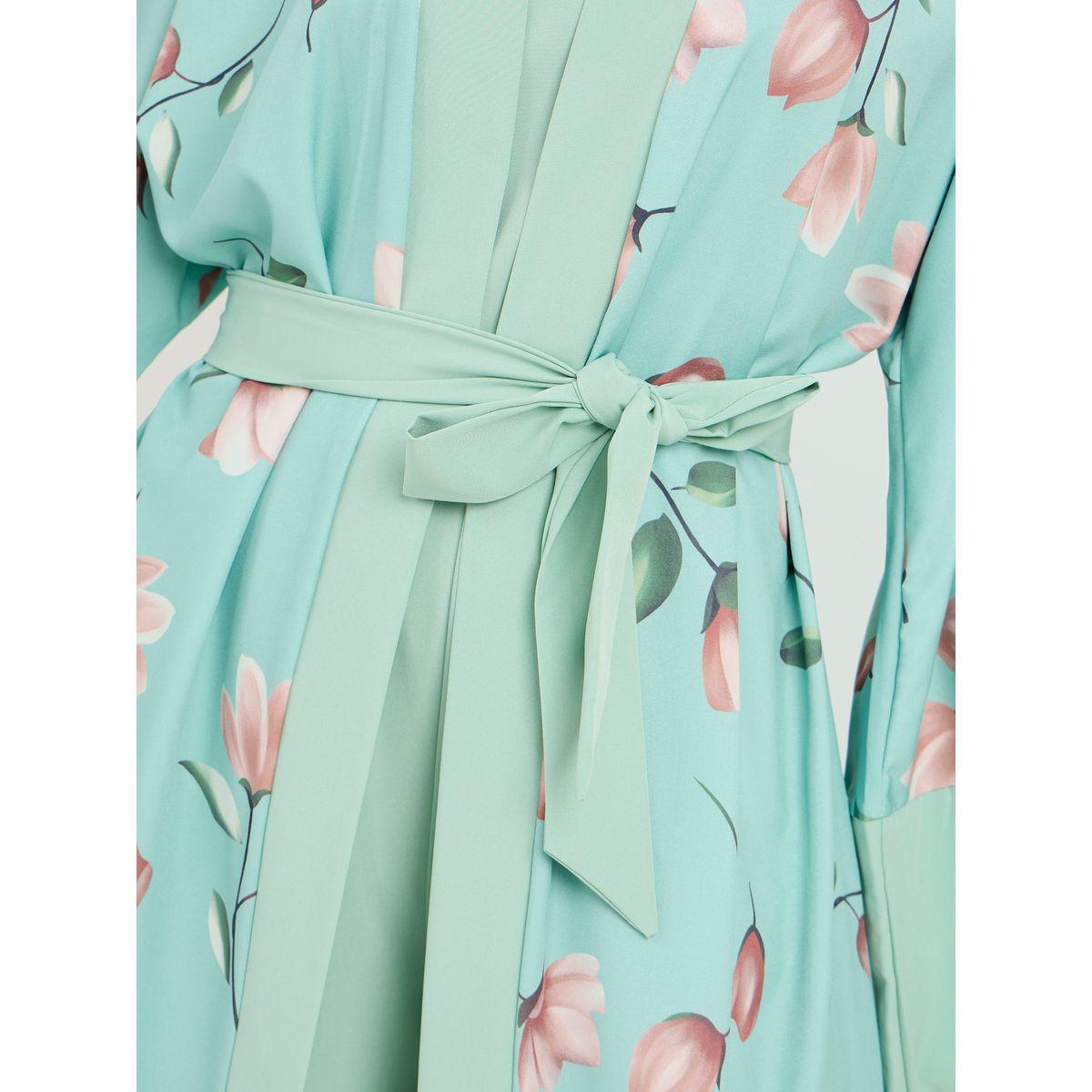 Styli Floral Print Tie Up Abaya & Jumpsuit Modest Set-women-clothing-dresses-image-3
