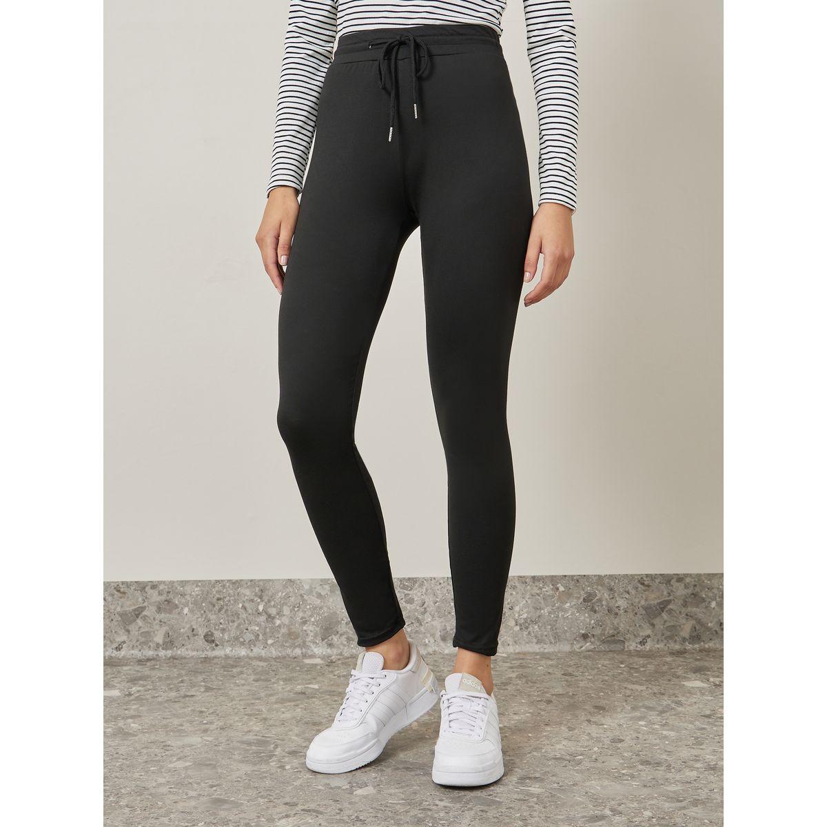 ليقنز سادة برباط خصر-women-clothing-bottoms-leggings-image-2