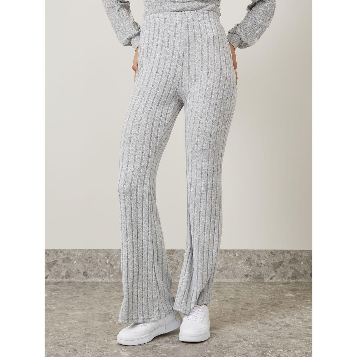 Styli Fit and Flare Ribbed Knit Leggings-women-clothing-bottoms-leggings-image-2
