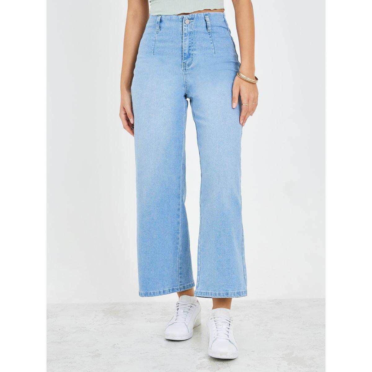 جينز قصير بأرجل واسعة-women-clothing-bottoms-jeans-image-2