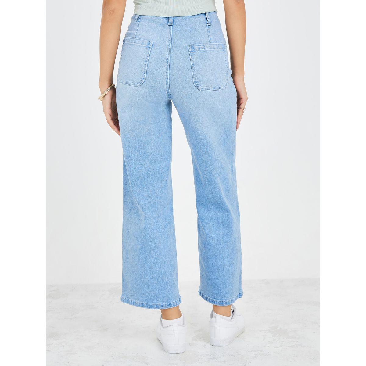 جينز قصير بأرجل واسعة-women-clothing-bottoms-jeans-image-4