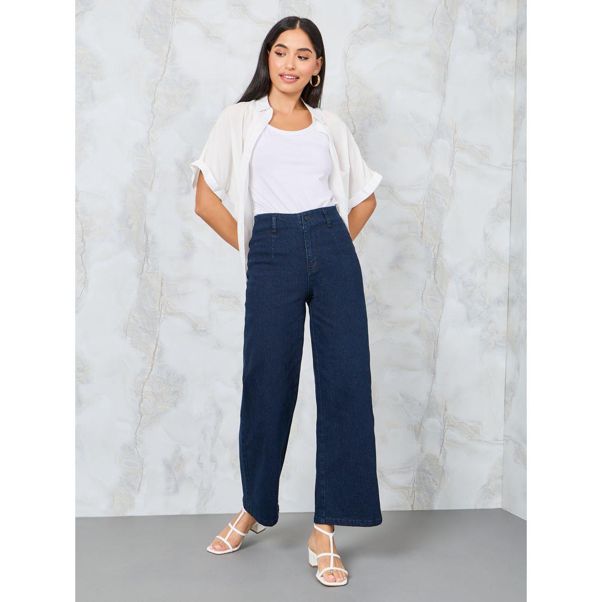 Styli Mid Rise Wide Leg Cropped Jeans-women-clothing-bottoms-jeans-image-1