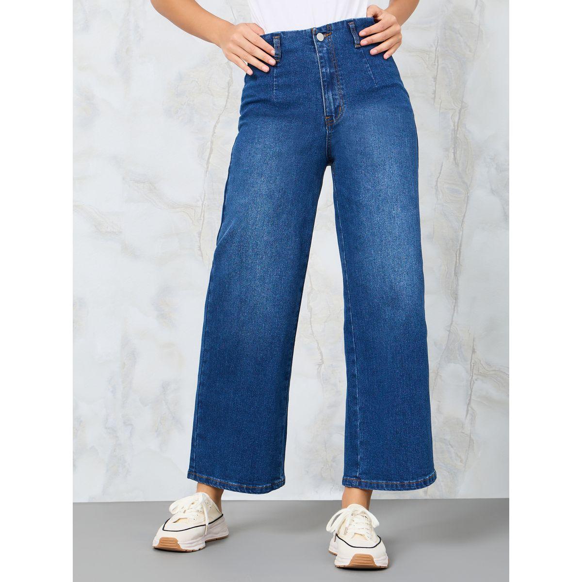Styli Mid Rise Wide Leg Cropped Jeans-women-clothing-bottoms-jeans-image-2