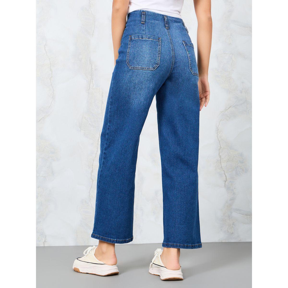 جينز قصير بأرجل واسعة-women-clothing-bottoms-jeans-image-4