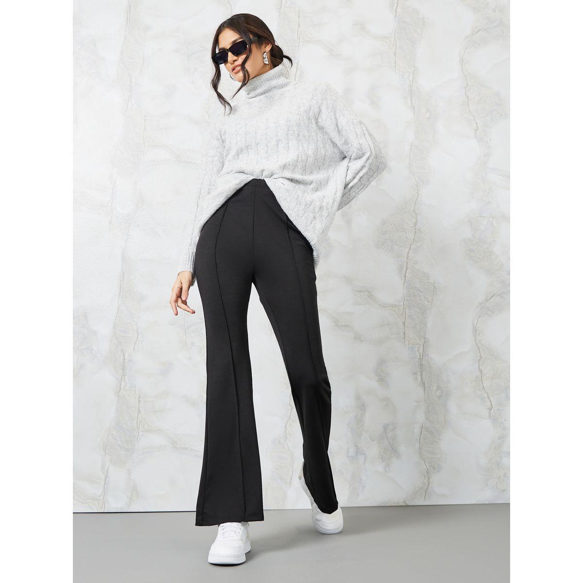 بنطال تريقنز بتداخلات محزوزة-women-clothing-bottoms-leggings-image-2