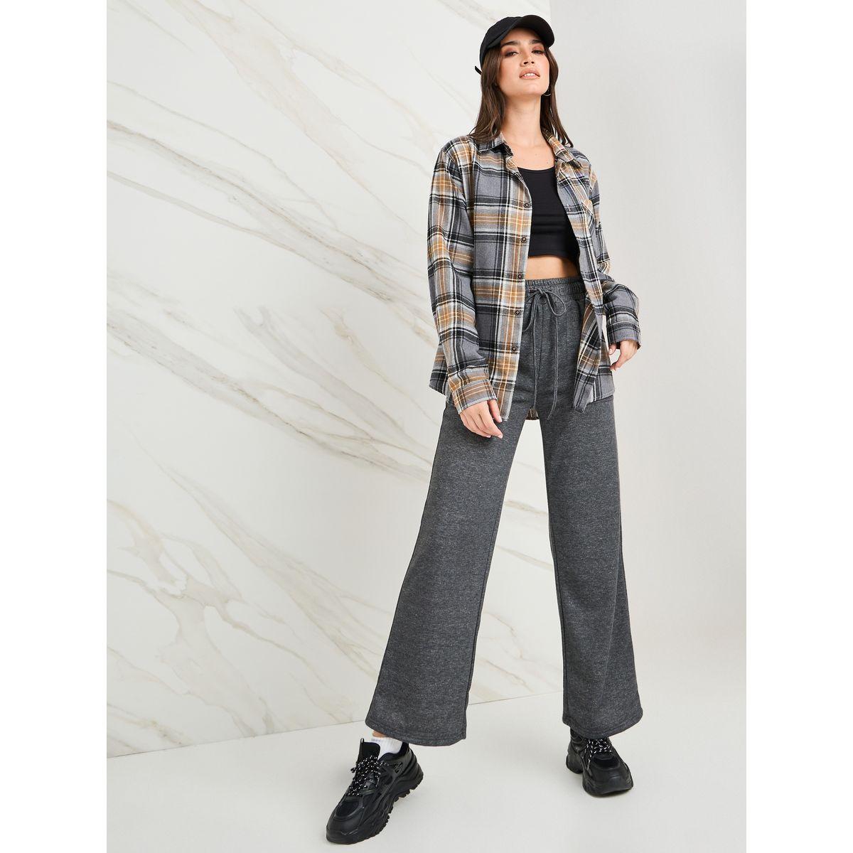 جوغر بأرجل مستقيمة مع أربطة-women-clothing-bottoms-joggers-image-3