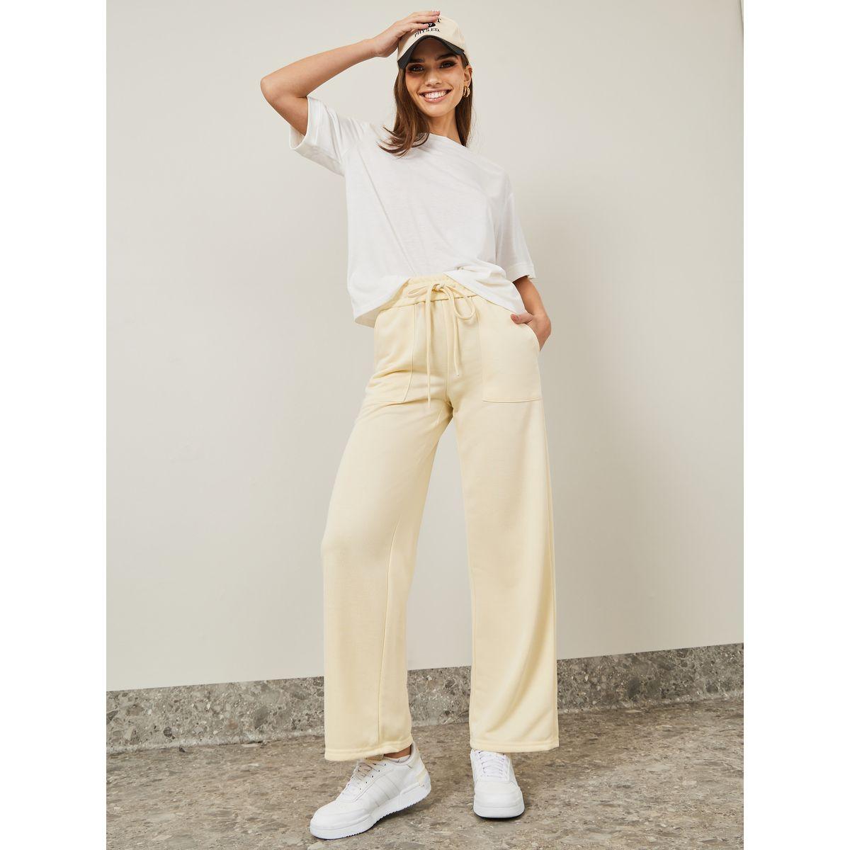 Styli Straight Leg Jogger With Drawstring Closure-women-clothing-bottoms-joggers-image-1