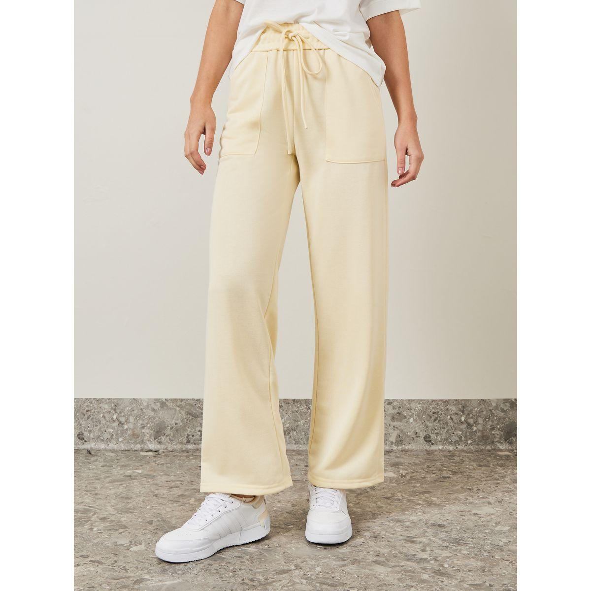 جوغر بأرجل مستقيمة مع أربطة-women-clothing-bottoms-joggers-image-2