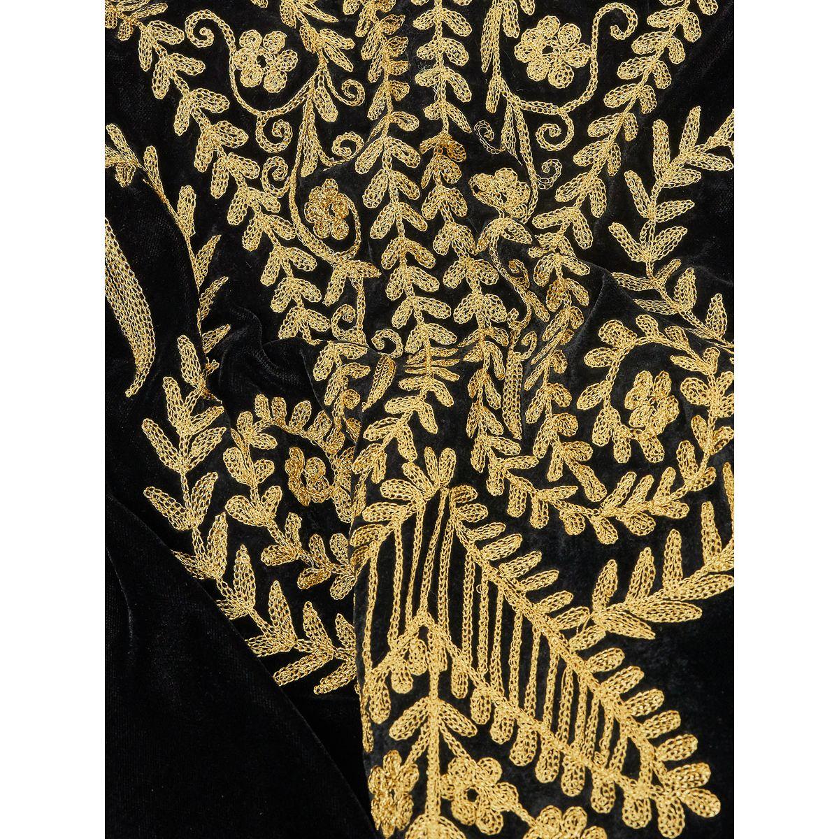 جلابية طويلة بتداخلات مطرزة ماكسيم كرييشن × ستايلي-women-arabicclothing-jalabiyas-image-5