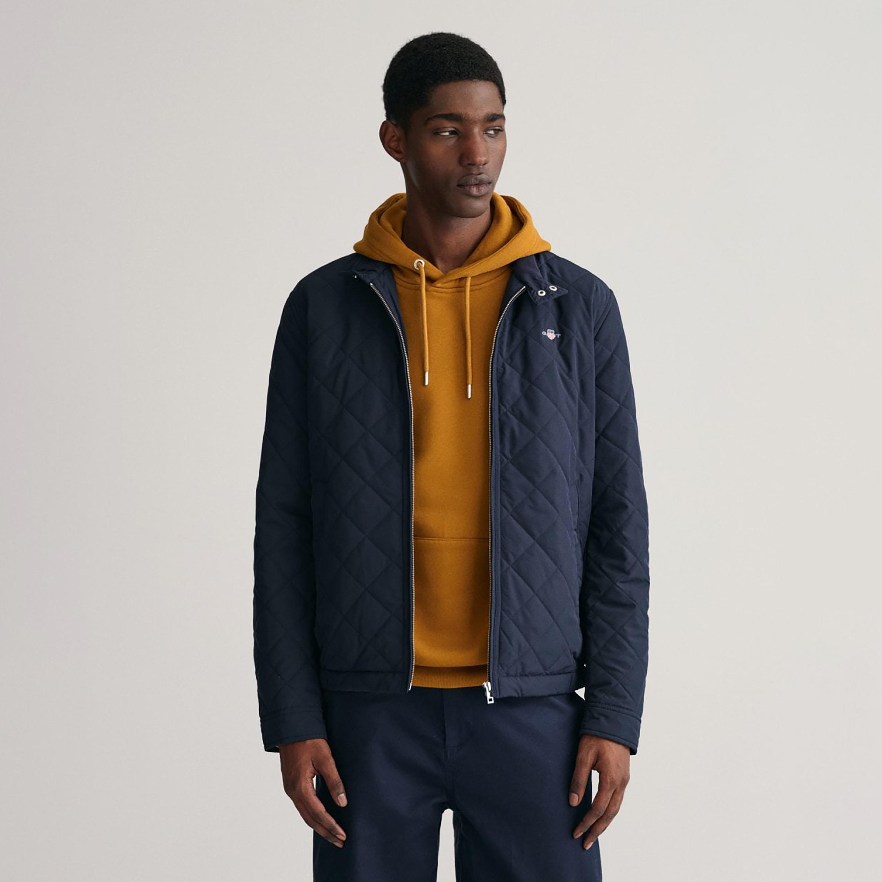 جاكيت مبطن بياقة واقفة من جانت-men-clothing-jacketsandblazers-jackets-image-1
