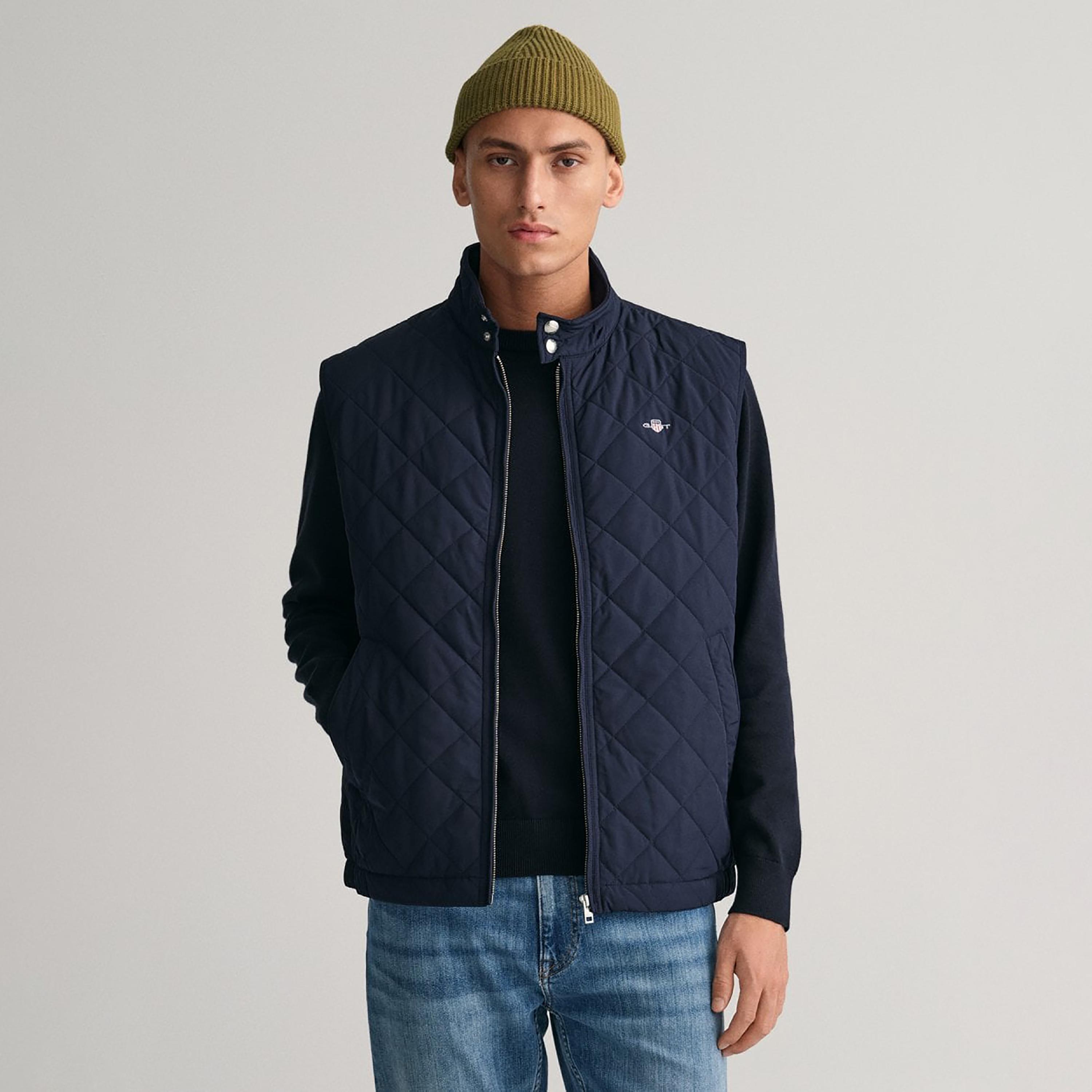 Gant Quilted Stand Collar Quilted Jacket-men-clothing-jacketsandblazers-jackets-image-1