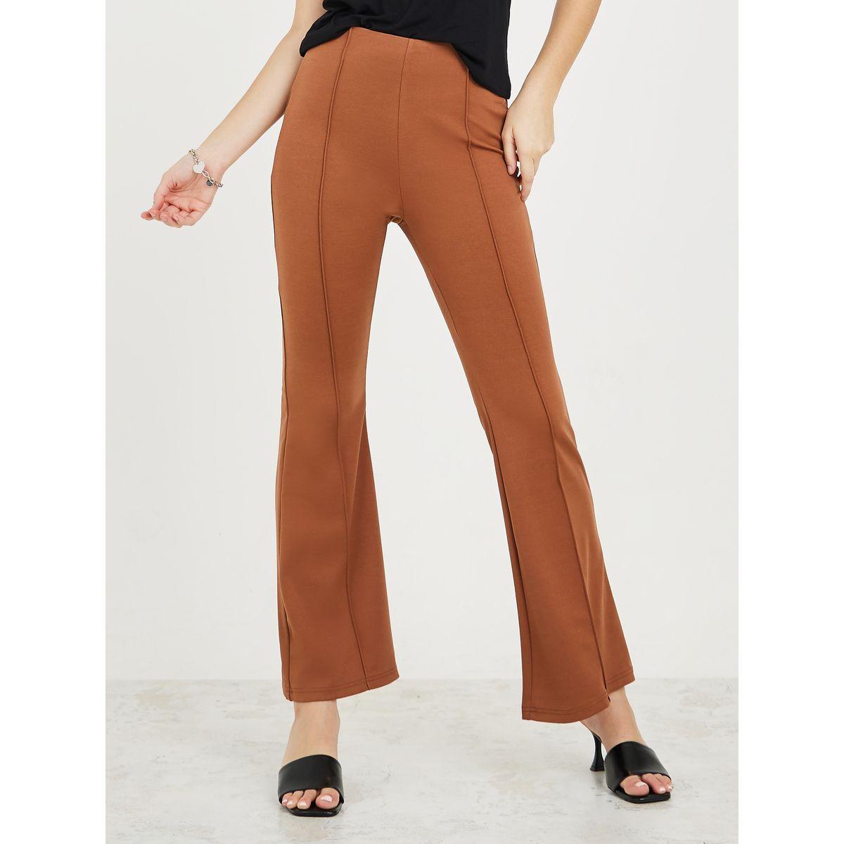 بنطال تريقنز بتداخلات مدروزة-women-clothing-bottoms-leggings-image-1