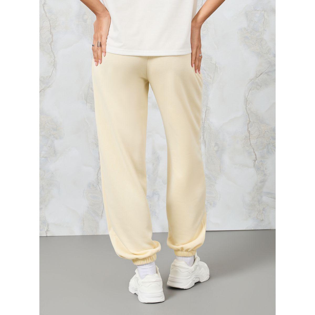 جوغر بقصة مريحة وحافة مكبلة-women-clothing-bottoms-joggers-image-5
