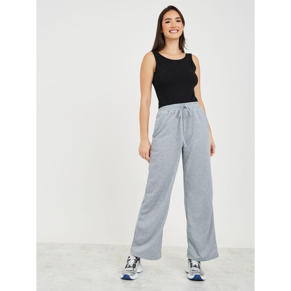 Styli Wide Leg Jogger with Drawstring Waistband-women-clothing-bottoms-joggers-image-2