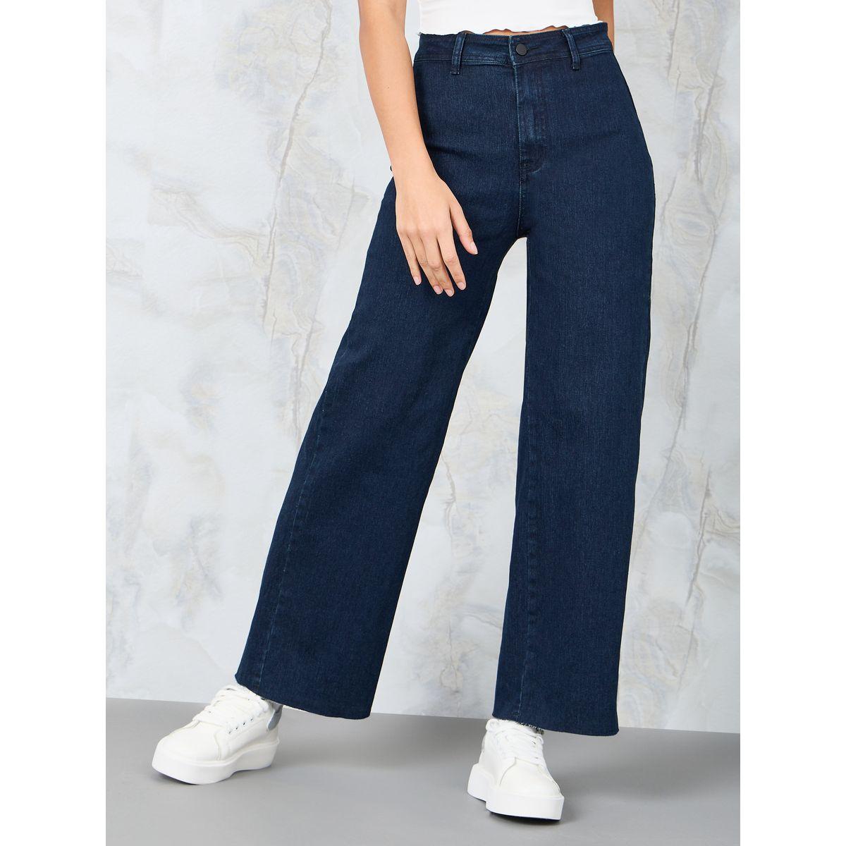 جينز بخصر عالي وأرجل مستقيمة-women-clothing-bottoms-jeans-image-1