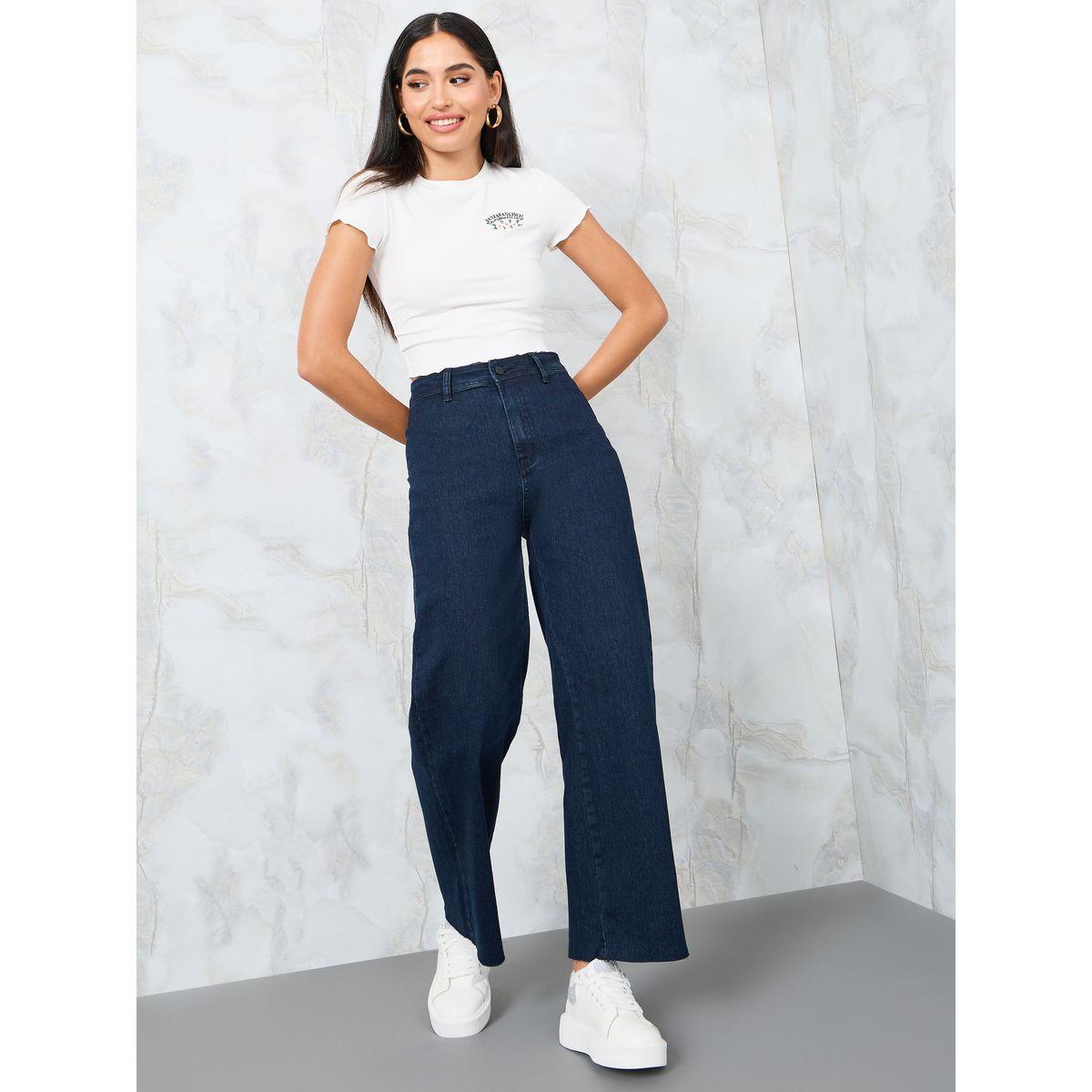 جينز بخصر عالي وأرجل مستقيمة-women-clothing-bottoms-jeans-image-2