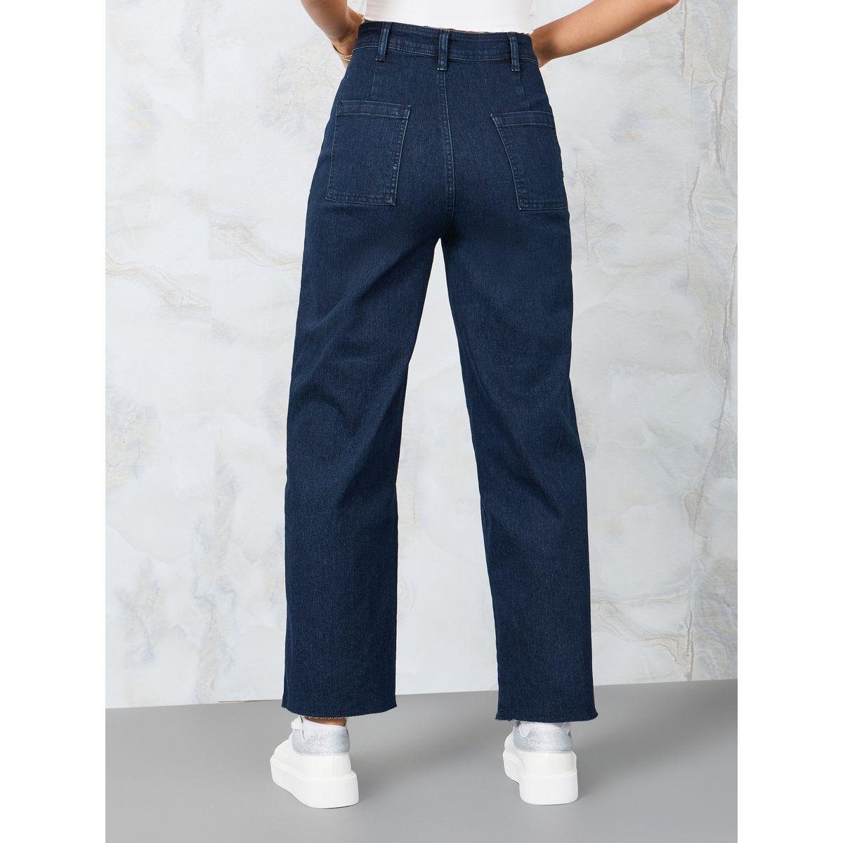 جينز بخصر عالي وأرجل مستقيمة-women-clothing-bottoms-jeans-image-4