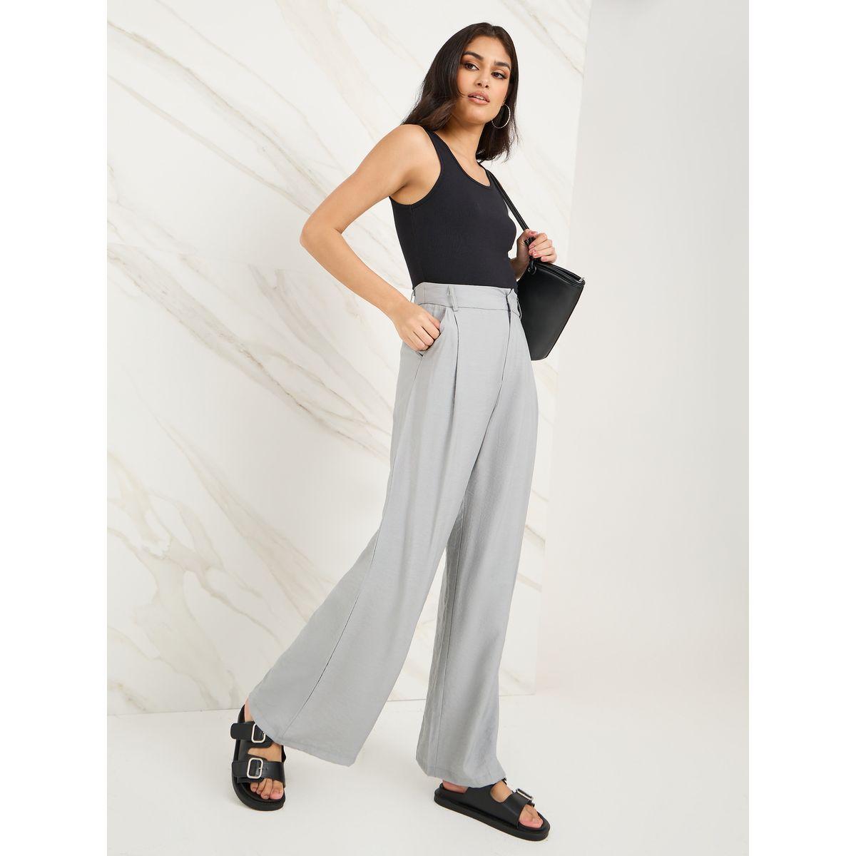 Styli High Rise Relaxed Fit Casual Trouser-women-clothing-bottoms-trousers-image-2
