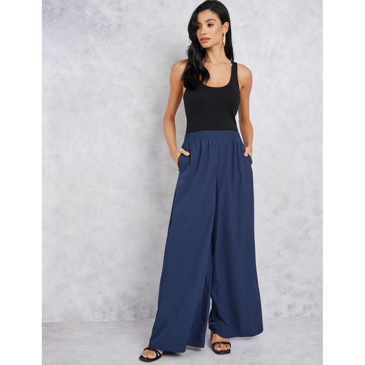 بنطال كاجوال بأرجل واسعة-women-clothing-bottoms-trousers-image-2