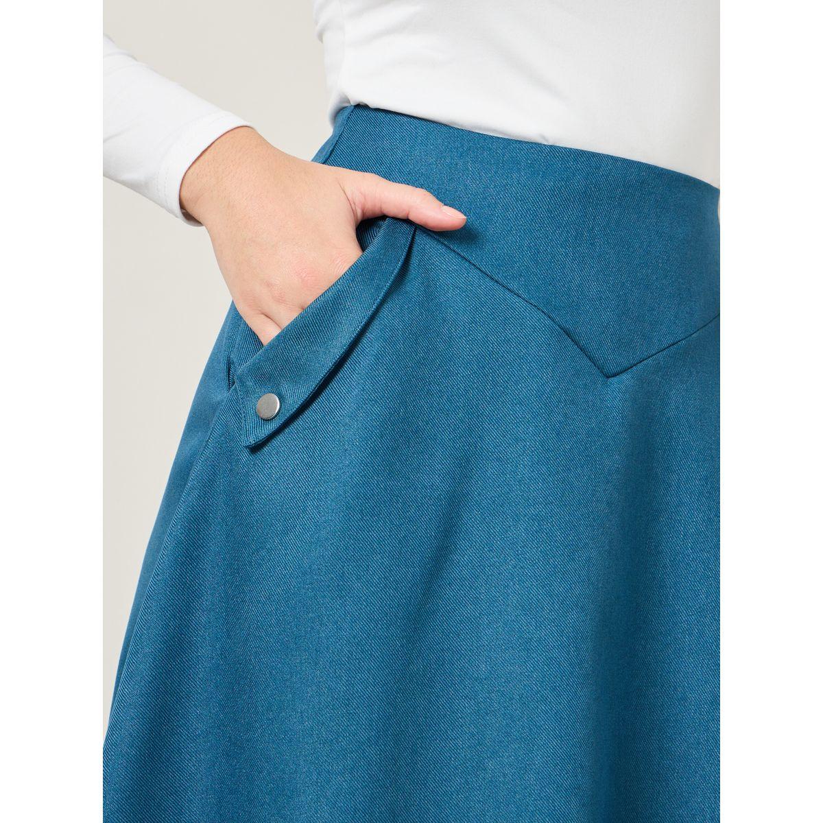 تنورة طويلة بحافة واسعة وخصر عريض-women-clothing-bottoms-skirts-image-3