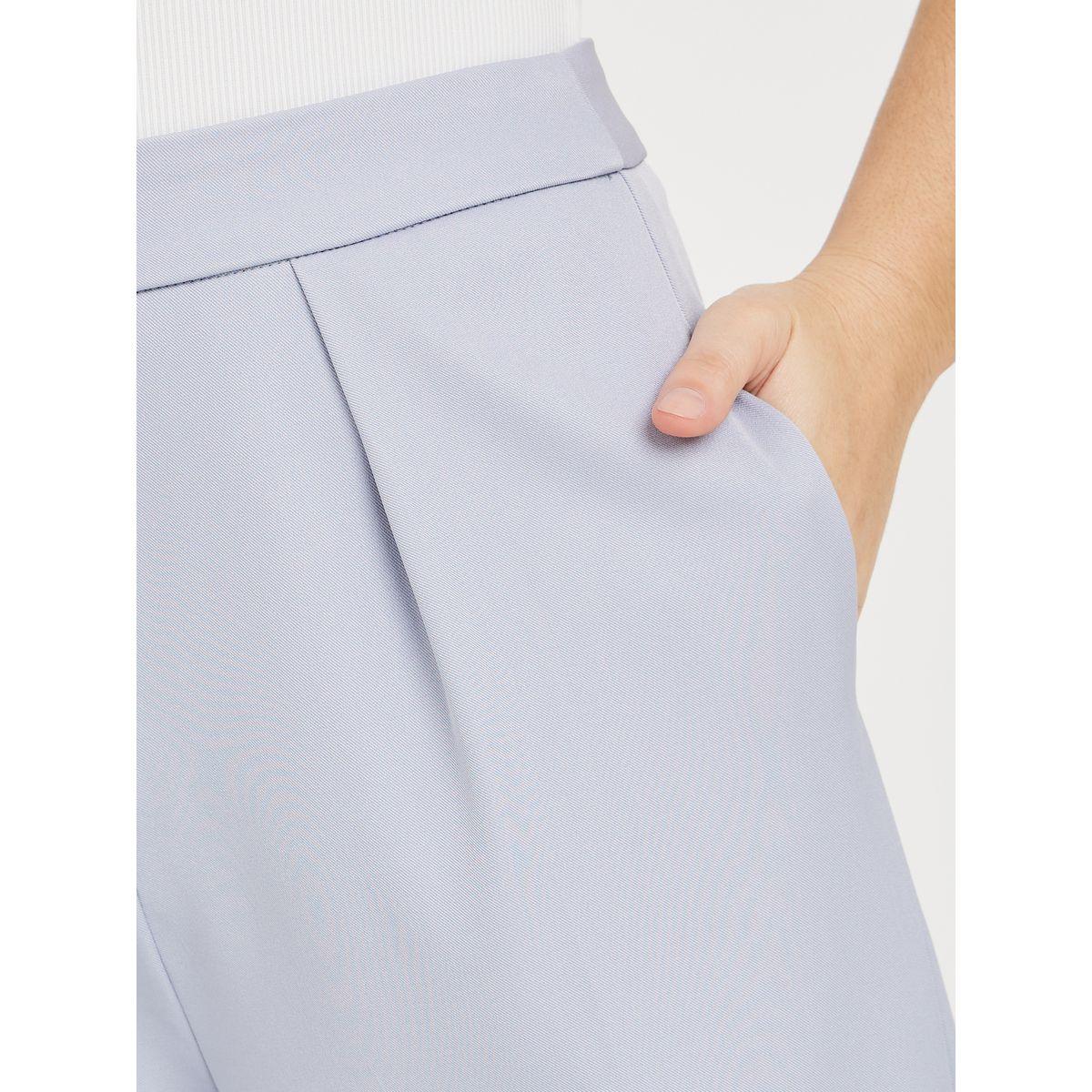 بنطال واسع الأرجل مزين بكسرات-women-clothing-bottoms-trousers-image-3