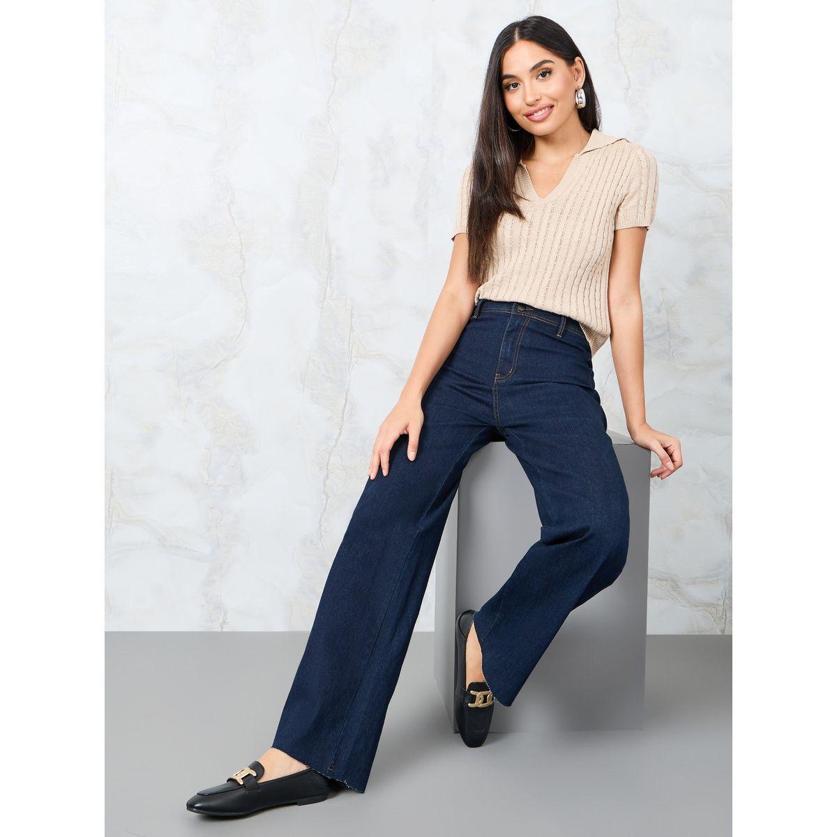 Styli Super High Rise Straight Fit Jeans-women-clothing-bottoms-jeans-image-1
