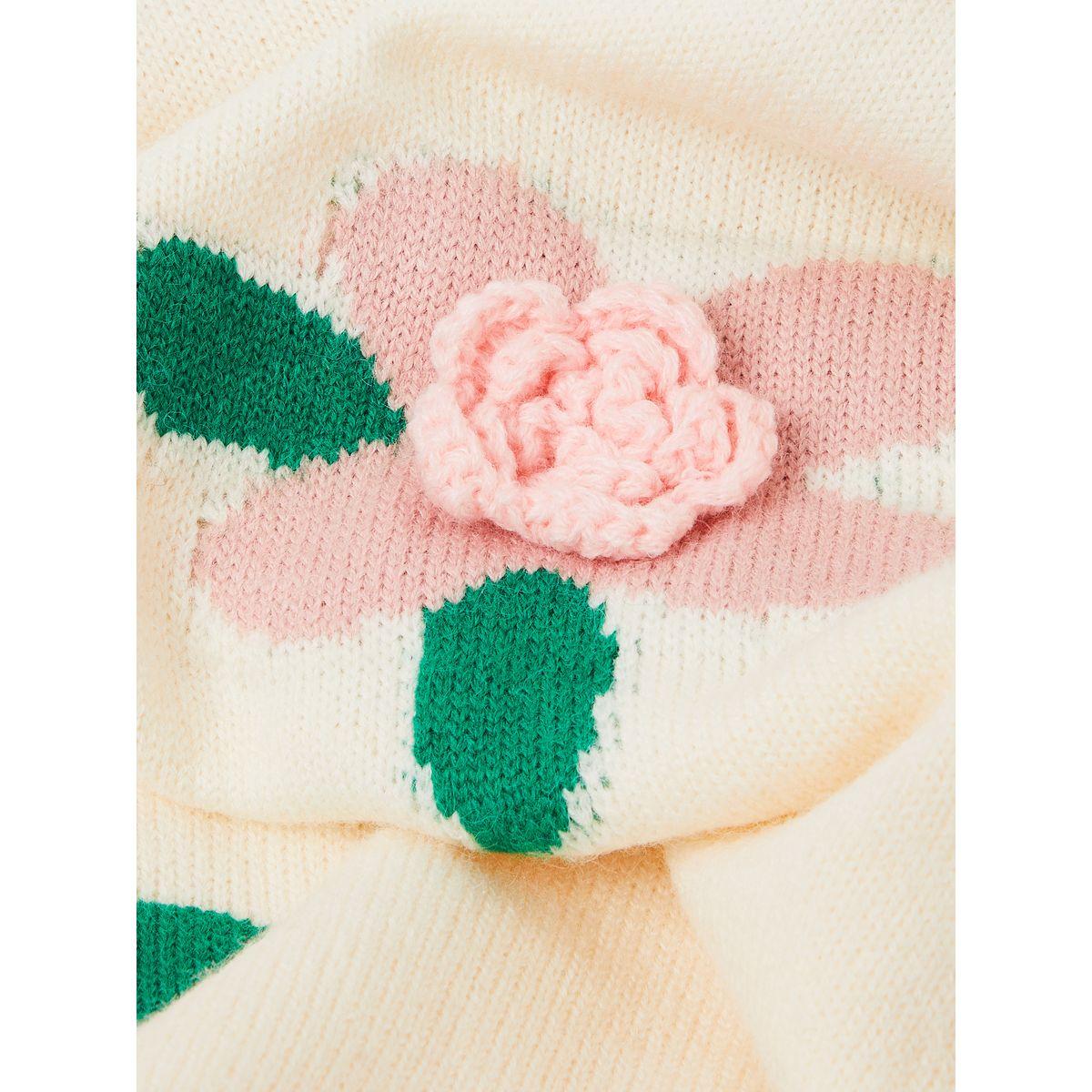 Styli Regular Fit Flower Applique Knit Sweater-women-clothing-cardigansandjumpers-jumpers-image-5