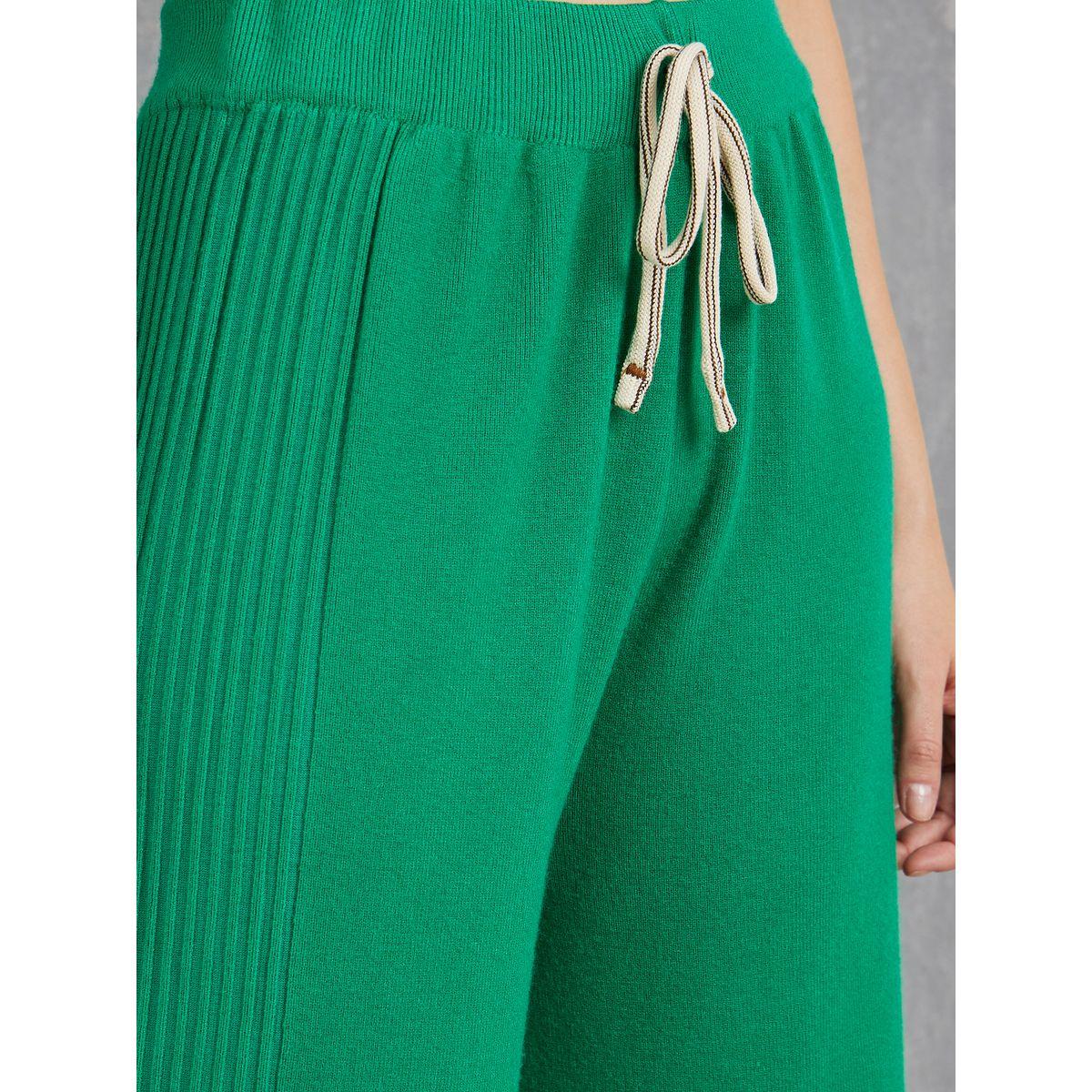 Styli Solid Wide Leg Knit Pants-women-clothing-bottoms-trousers-image-4