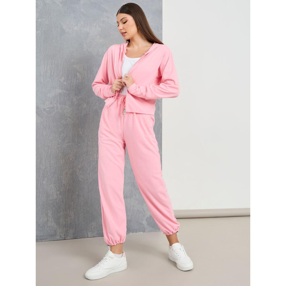 Styli Zipper Up Detail Jacket & Jogger Co-Ords-women-clothing-coordsets-image-2
