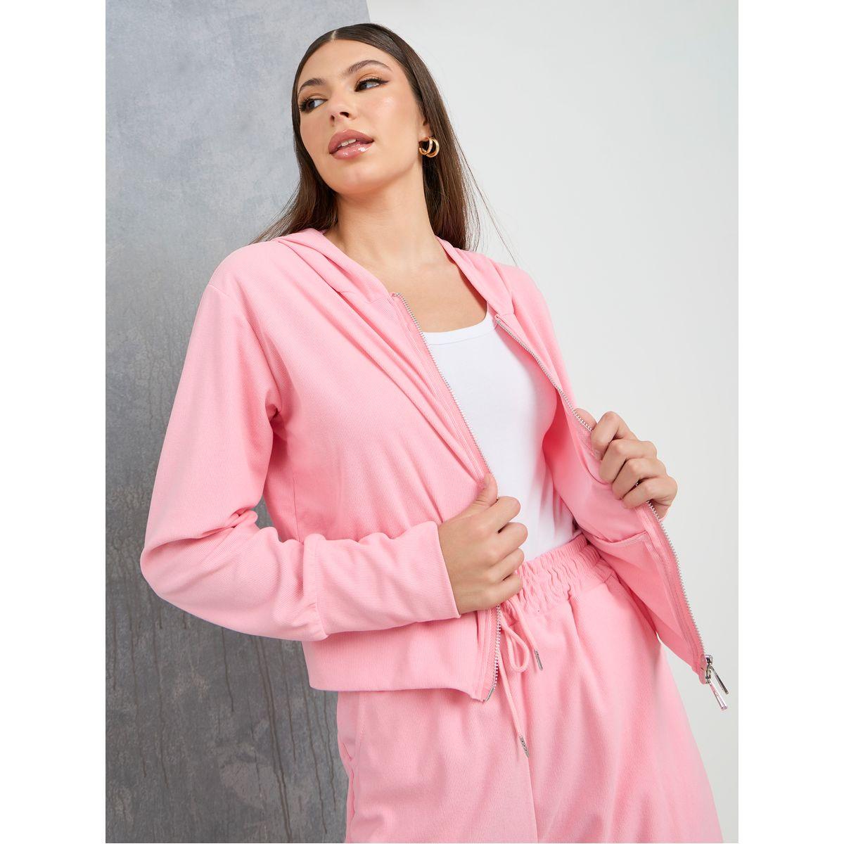 Styli Zipper Up Detail Jacket & Jogger Co-Ords-women-clothing-coordsets-image-3