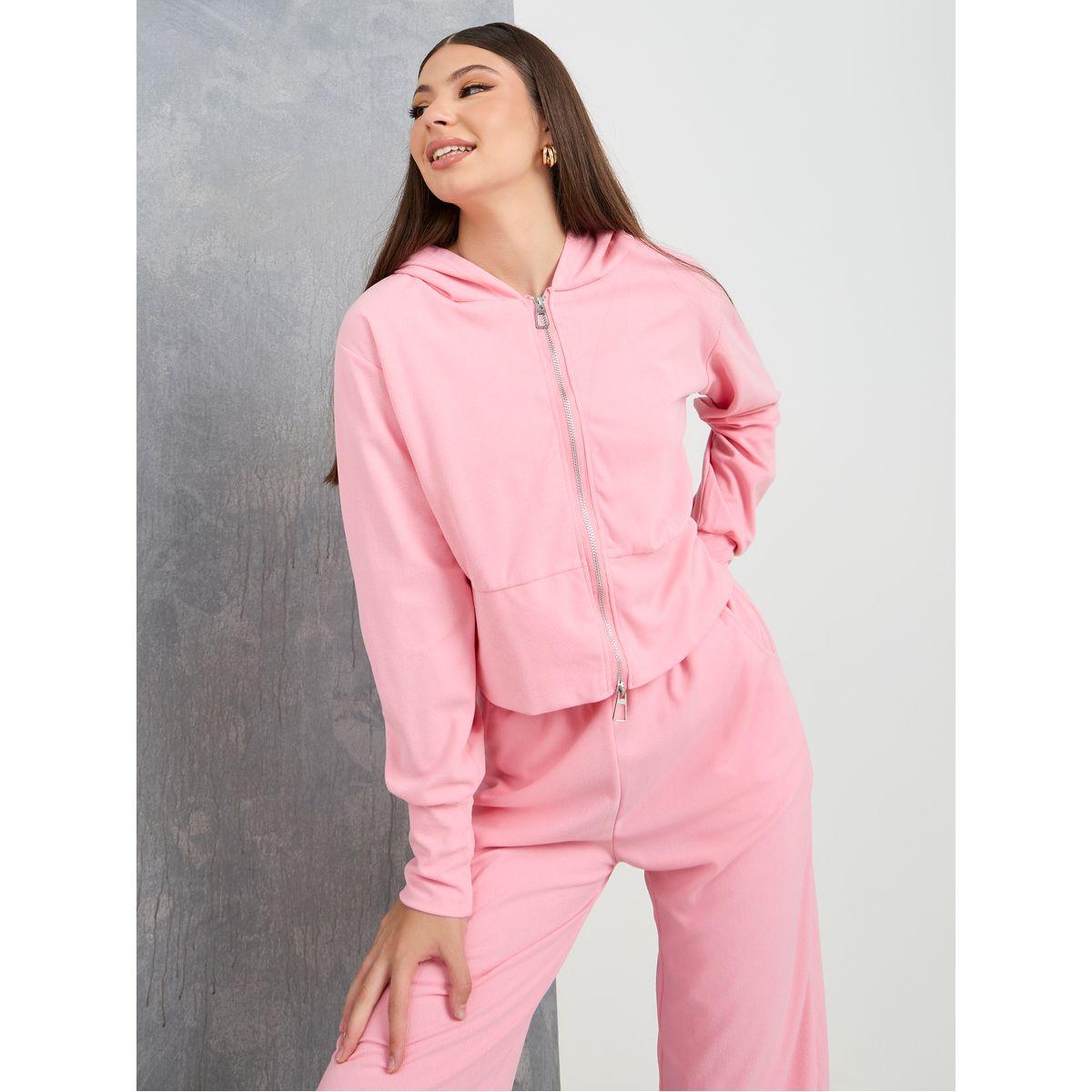 Styli Zipper Up Detail Jacket & Jogger Co-Ords-women-clothing-coordsets-image-6