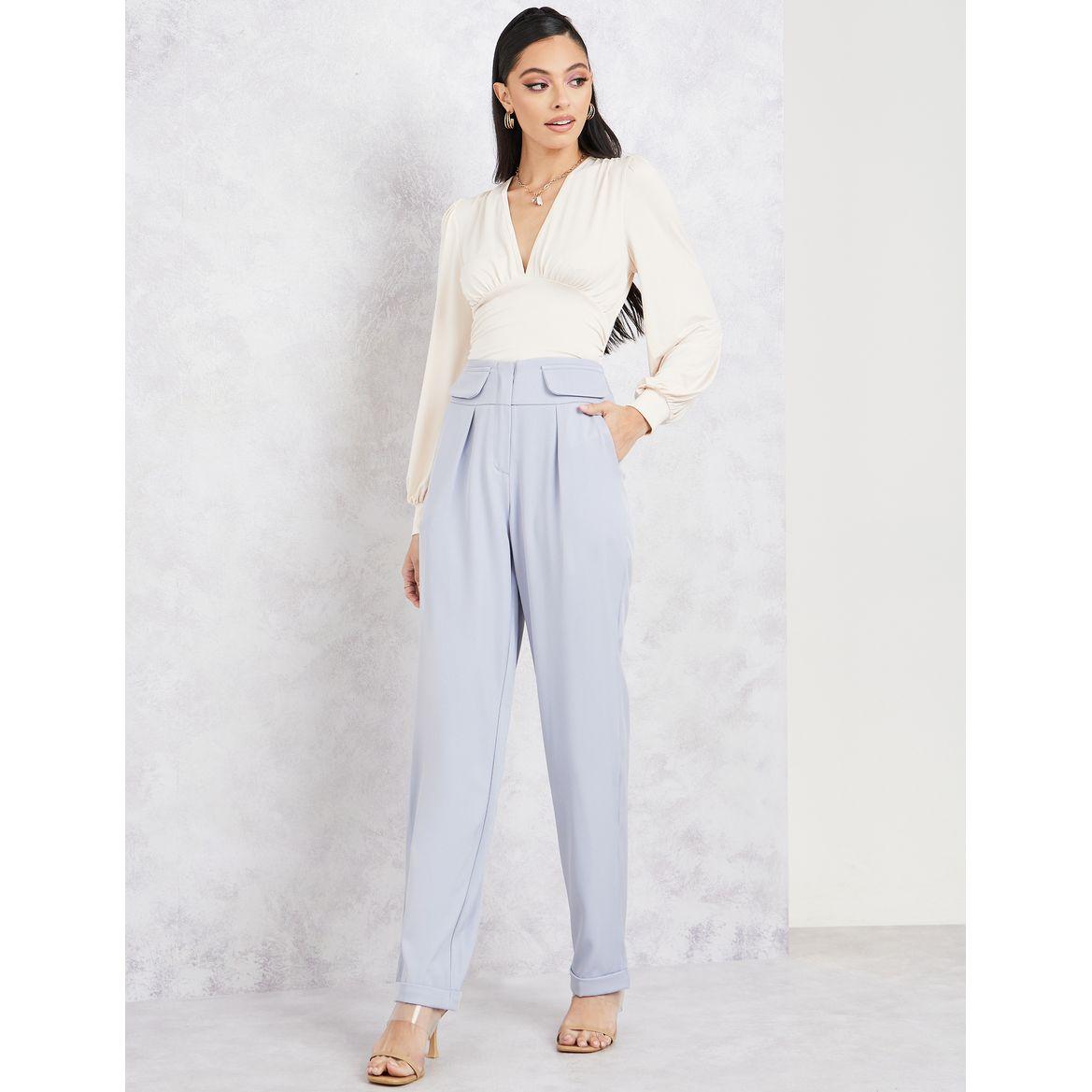 بنطال بقصة مستدقة وجيوب-women-clothing-bottoms-trousers-image-2