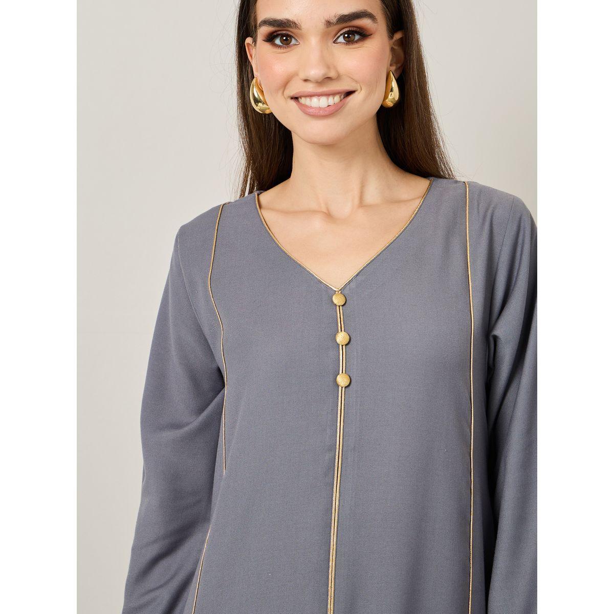 جلابية طويلة بتفاصيل محزوزة-women-arabicclothing-jalabiyas-image-3