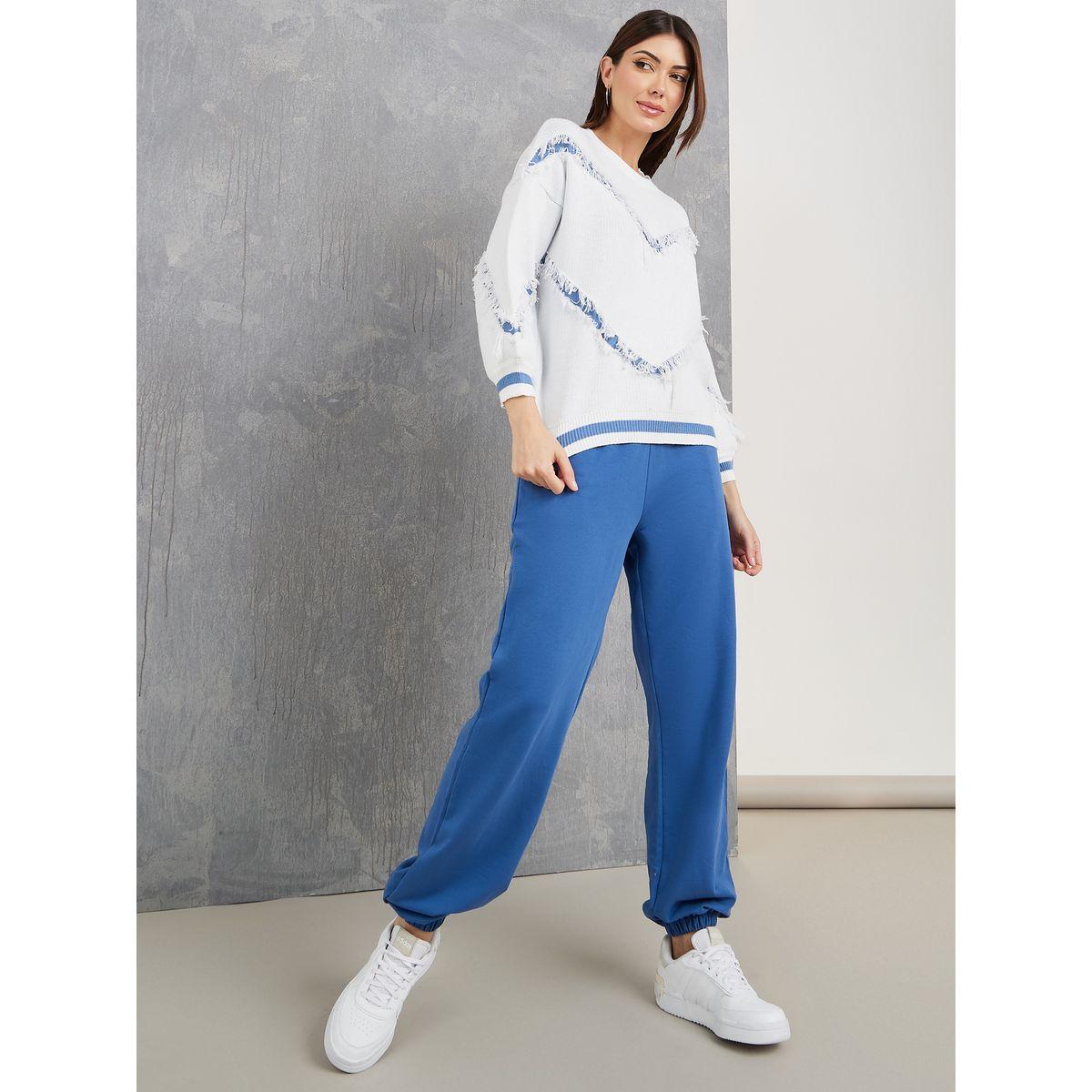 Styli Paris Text Frill Detail Knit Sweater-women-clothing-cardigansandjumpers-jumpers-image-2