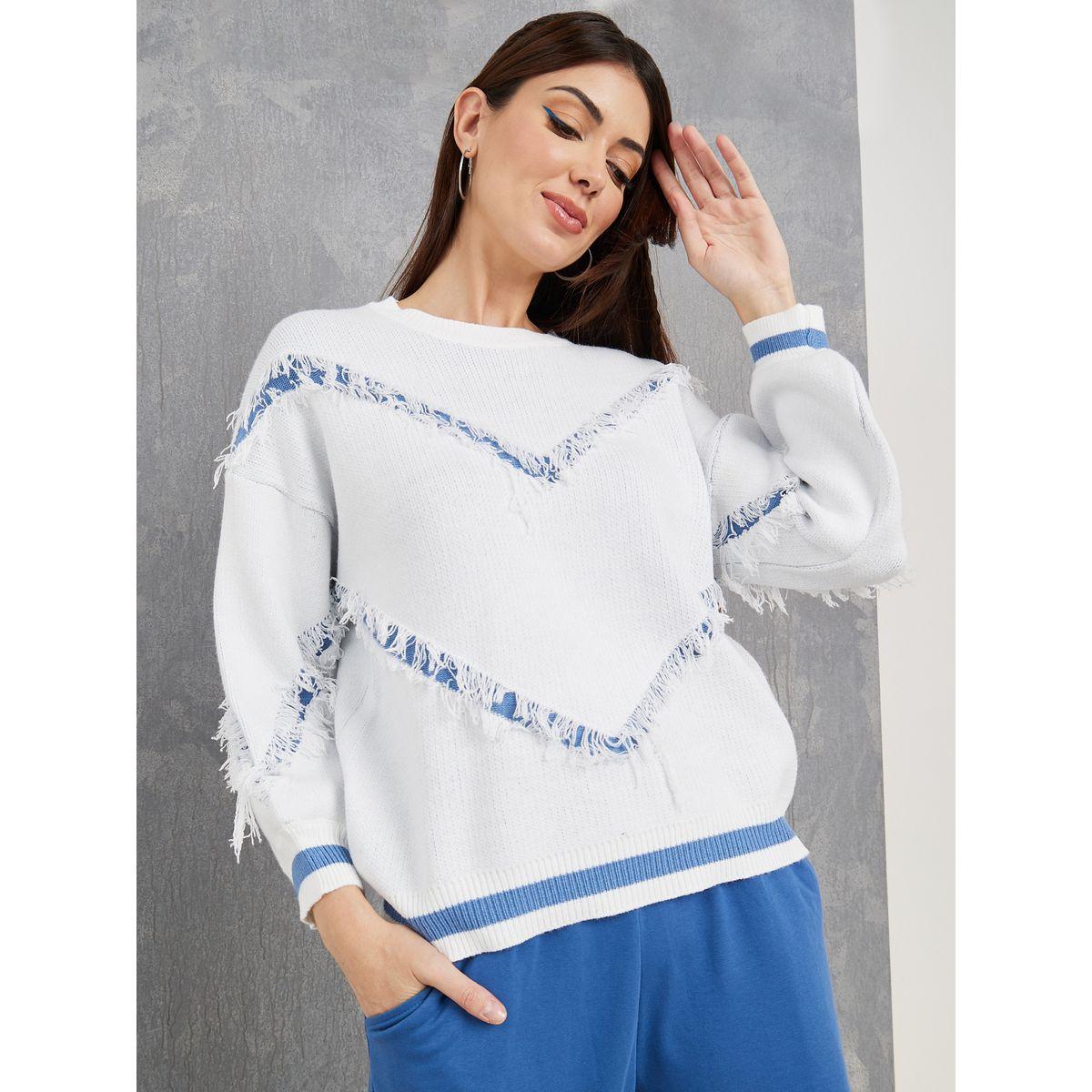 Styli Paris Text Frill Detail Knit Sweater-women-clothing-cardigansandjumpers-jumpers-image-3
