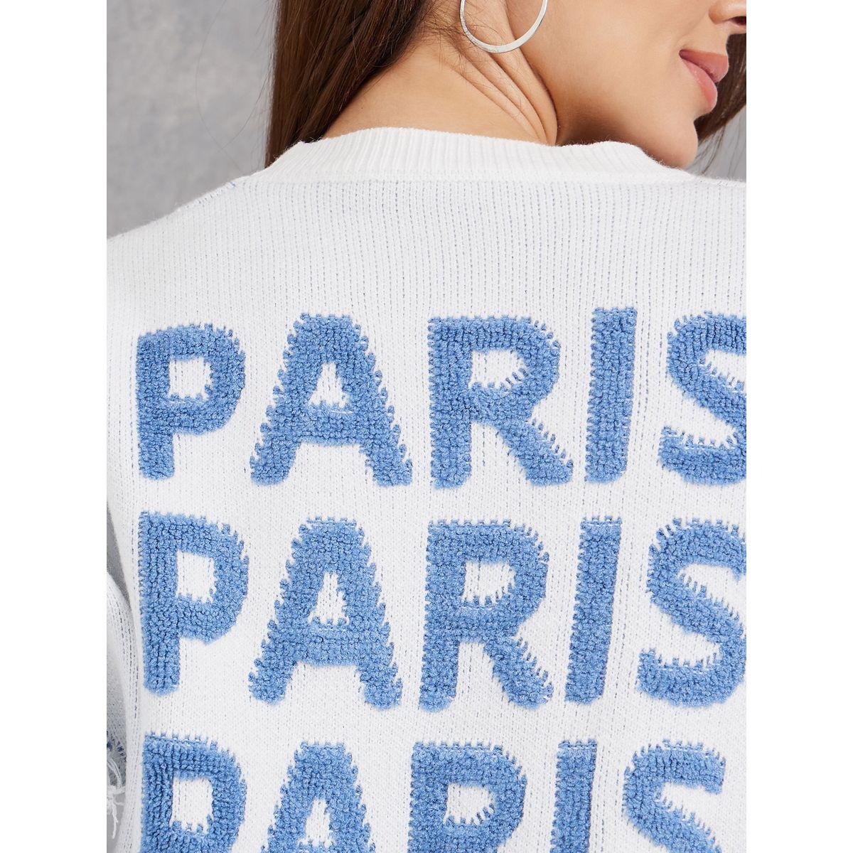 Styli Paris Text Frill Detail Knit Sweater-women-clothing-cardigansandjumpers-jumpers-image-5