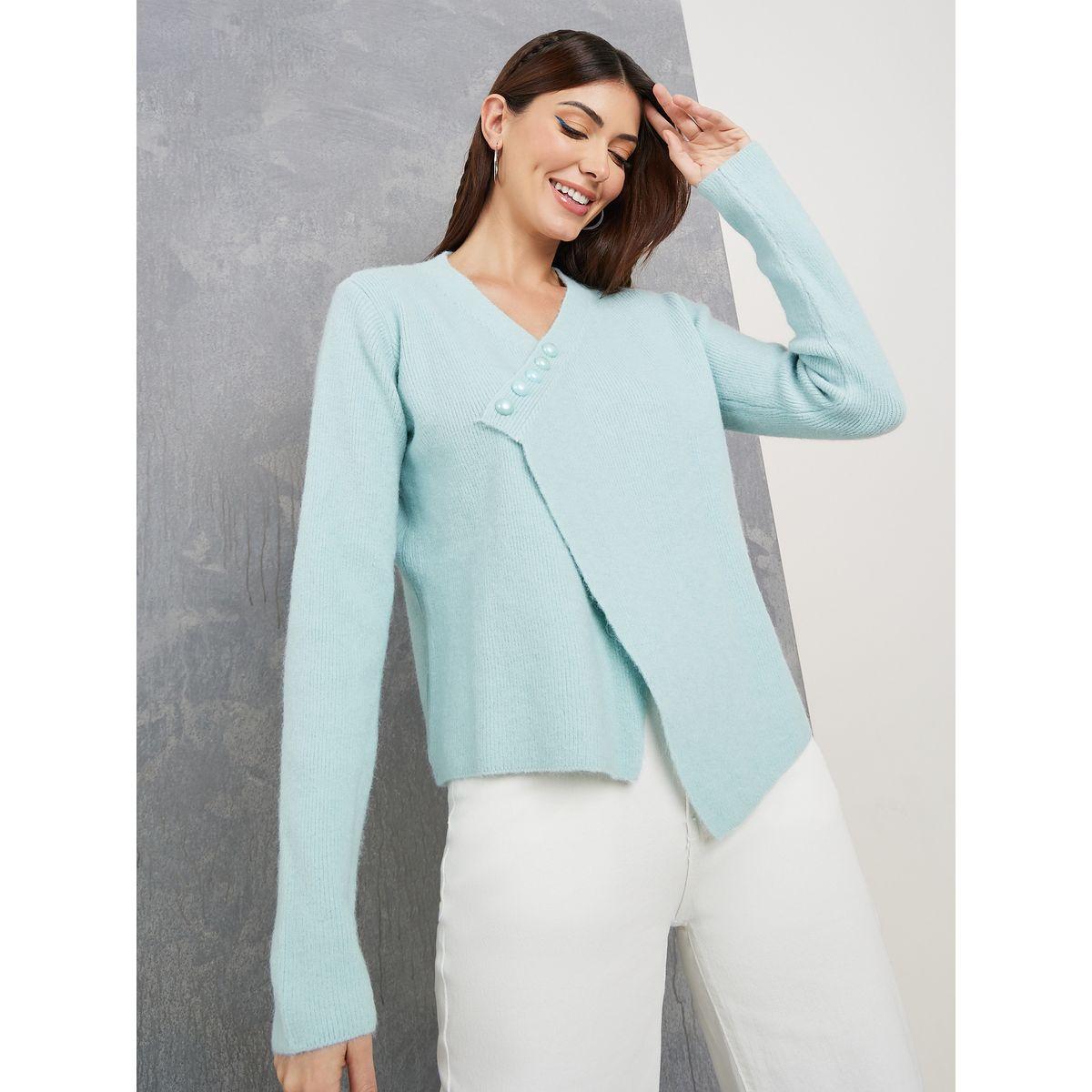 كارديجان بحافة غير متماثلة الطول-women-winterwear-cardigansandjumpers-cardigans-image-3