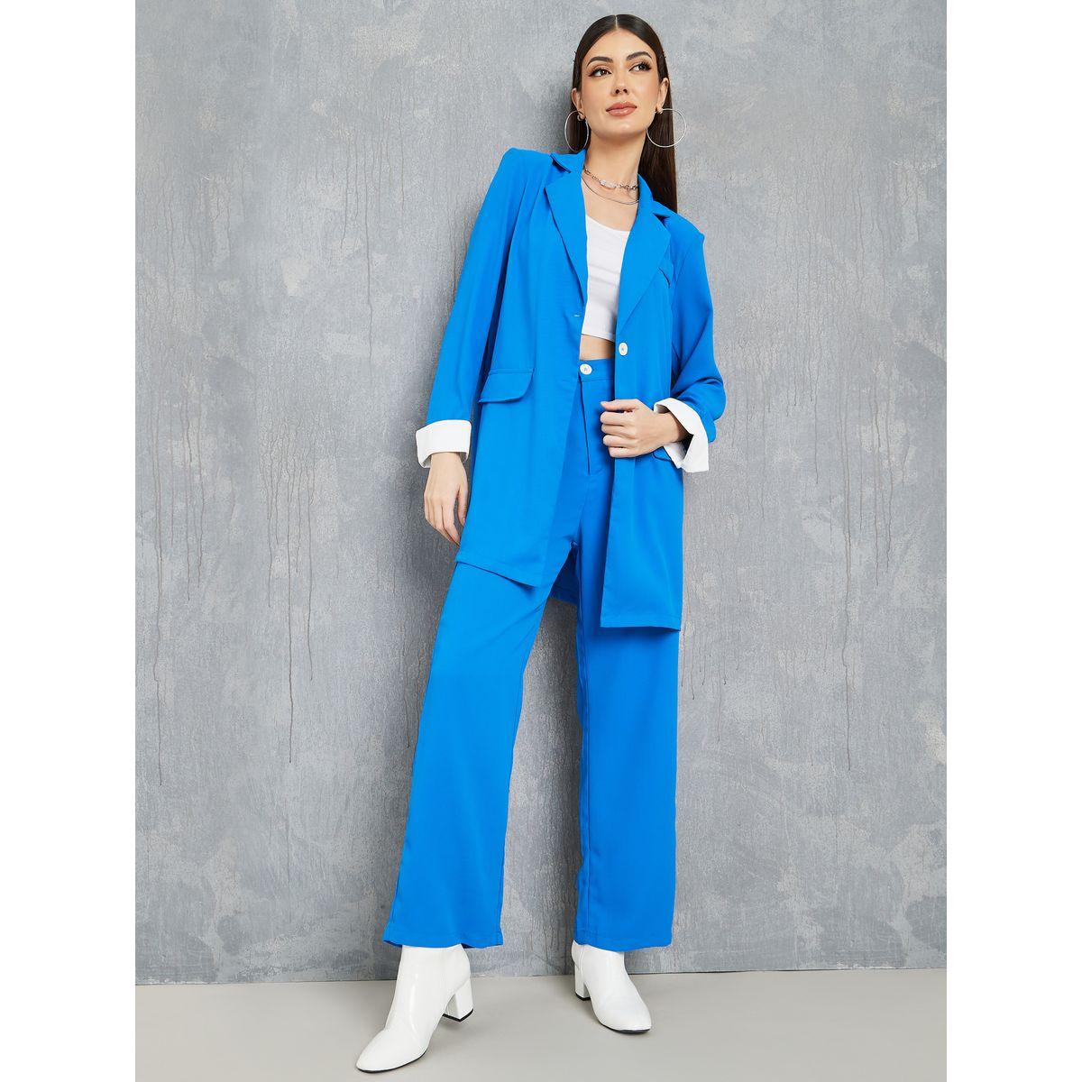 طقم منسق من ( بنطال + بليزر )-women-clothing-coordsets-image-1