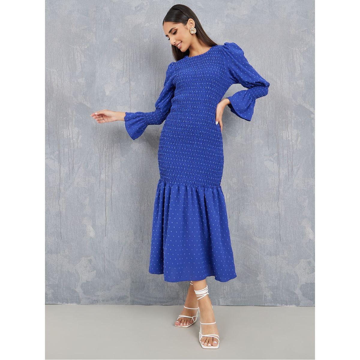 فستان ميدي بنمط حورية البحر-women-clothing-dresses-image-1