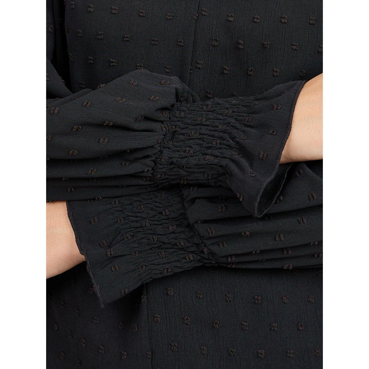 Styli Swiss Dot Detail Relaxed Fit Blouse-women-clothing-shirtsandblouses-blouses-image-4
