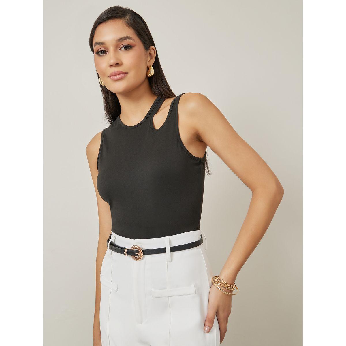 بودي سوت بياقة غير متماثلة الطول-women-clothing-tshirts-image-1