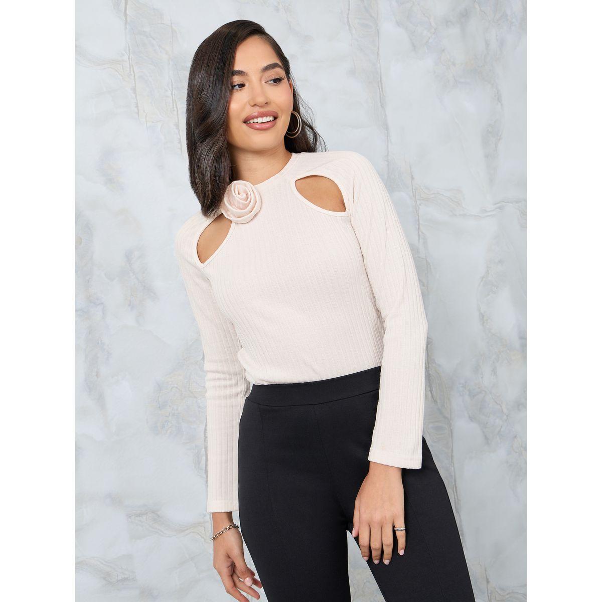 بلوزة محبوكة بأكمام طويلة-women-clothing-shirtsandblouses-blouses-image-3