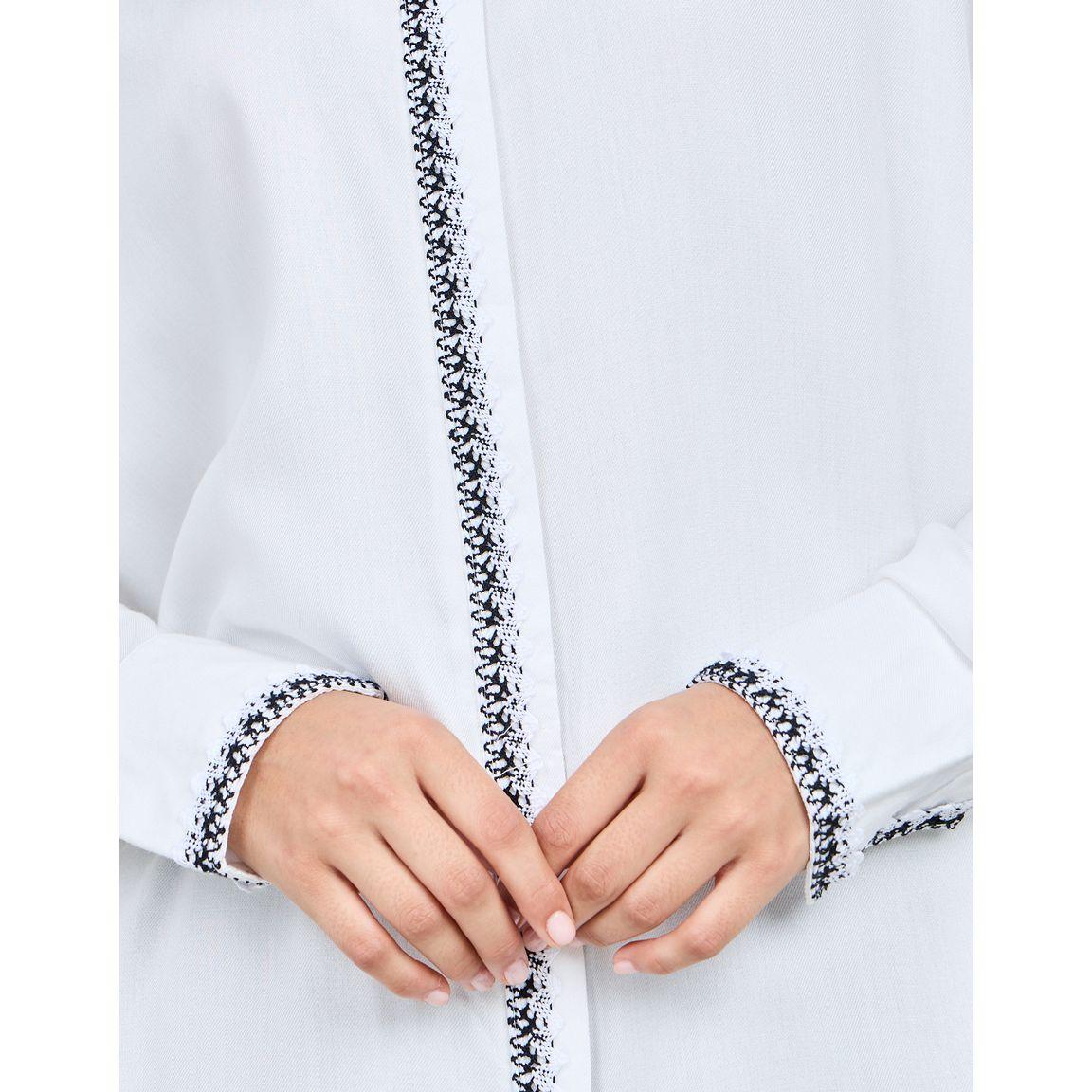 Styli Limited Oversized Contrast Stitch Detail Drop Shoulder Shirt & Wide Leg Pants Co-Ord-women-clothing-coordsets-image-3