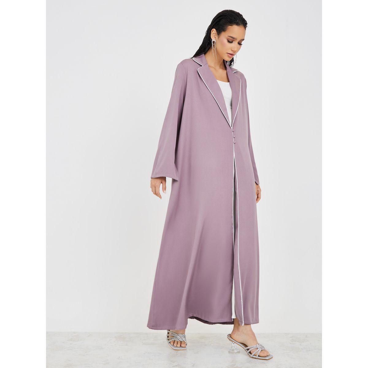 عباية طويلة بتفاصيل محزوزة-women-arabicclothing-abayas-image-1