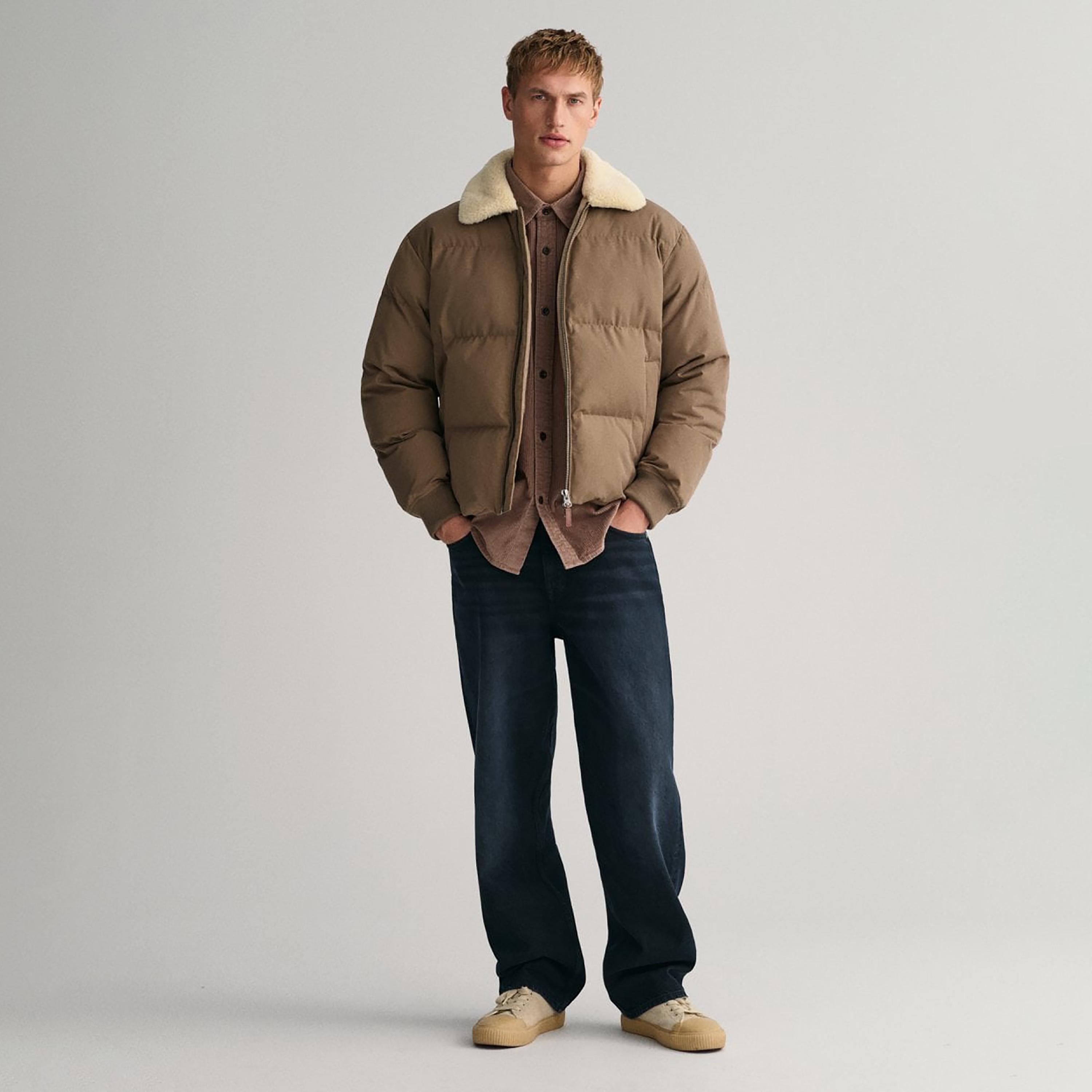 جاكيت منتفخة بياقة فرو مبطنة من جانت-men-clothing-jacketsandblazers-jackets-image-2