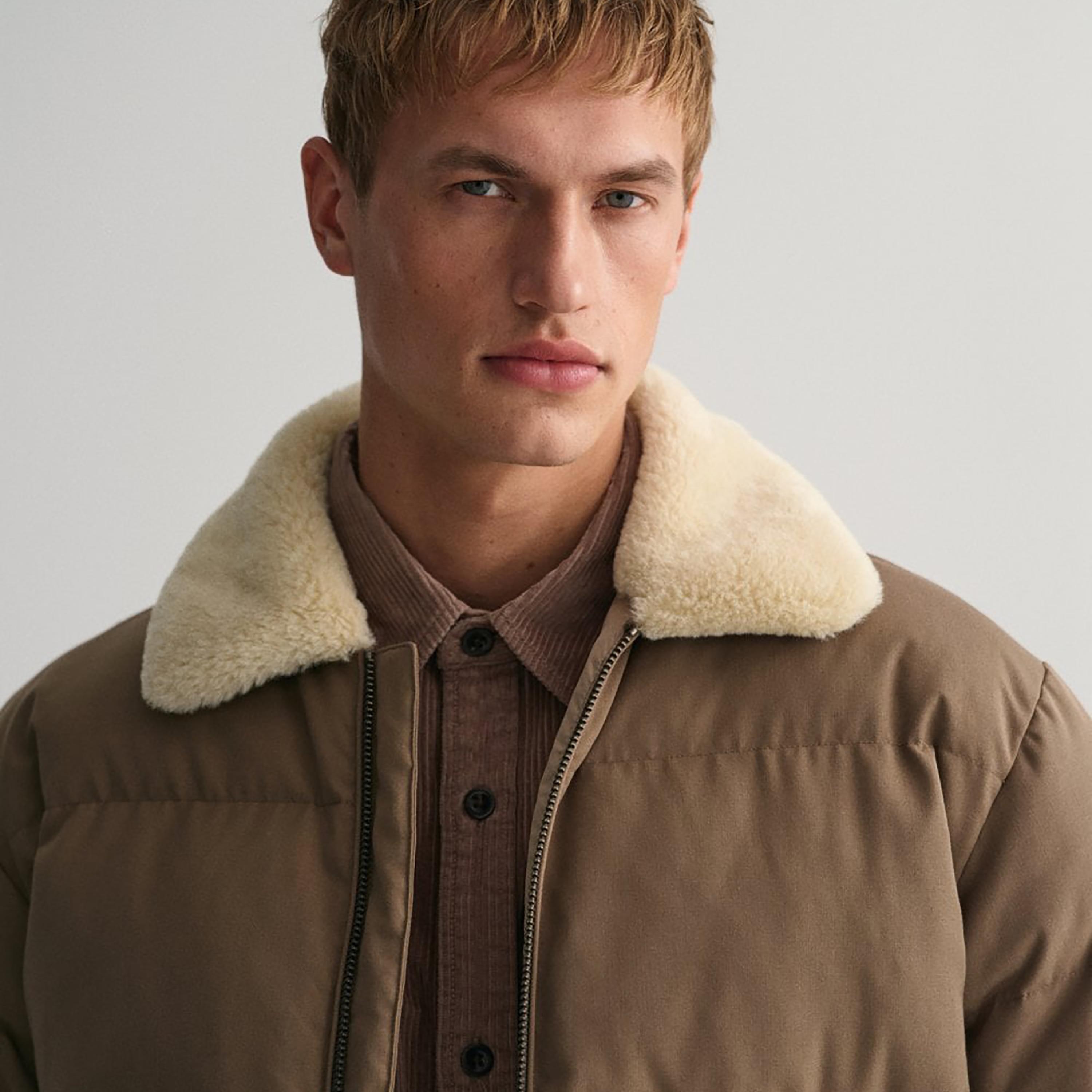 جاكيت منتفخة بياقة فرو مبطنة من جانت-men-clothing-jacketsandblazers-jackets-image-3
