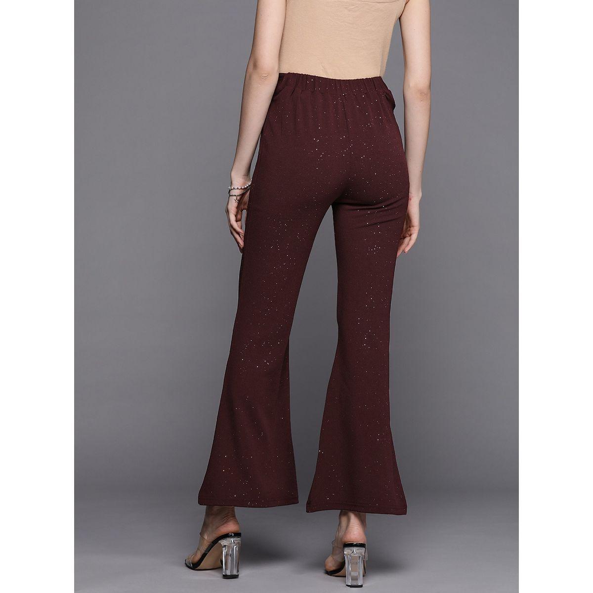 بنطال بخصر بنمط ملفوف ساسافراس × ستايلي-women-clothing-bottoms-trousers-image-2